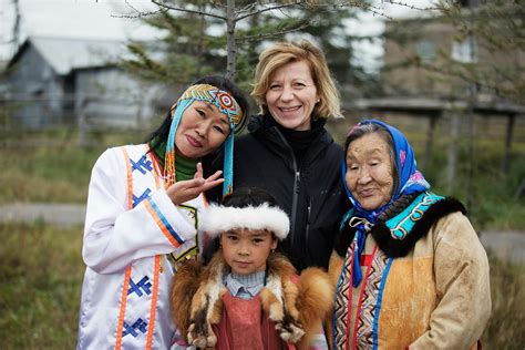 The Eveny people of Okhotsk City in Russia