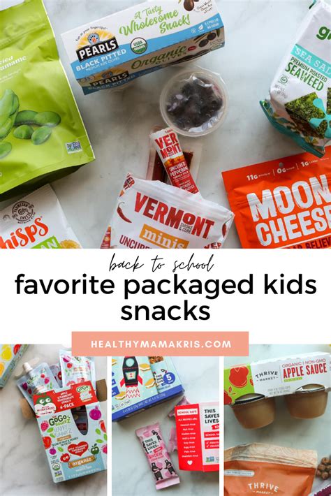 30 of the Best Packaged Kids Snacks: 2020 - Healthy Mama Kris