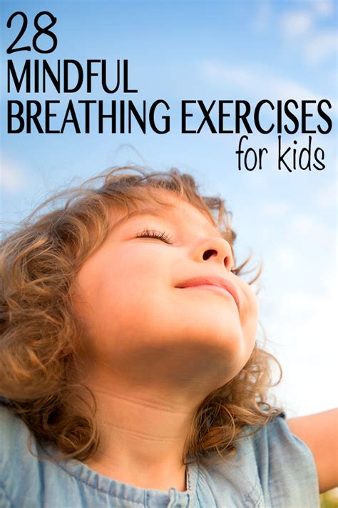 28 Breathing Exercises for Kids Printable: Great for School & Home