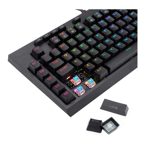 Redragon K596 Wireless/Wired 80% RGB Backlit Programable Compact Gaming ...