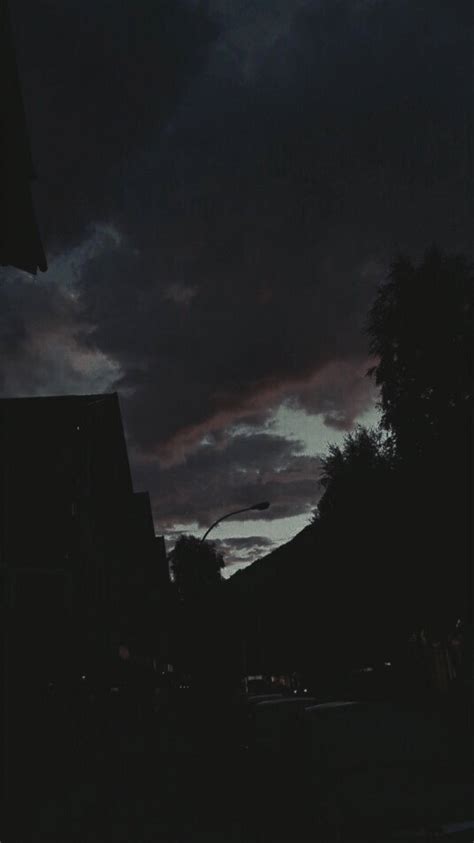 Download View Of A Dim Sky Dark Grunge Aesthetic Wallpaper | Wallpapers.com