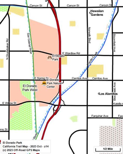 El Dorado Park - California Trail Map