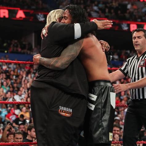 Rikishi hugging his son Jey uso | Wwe tag teams, Wwe couples, Professional wrestling