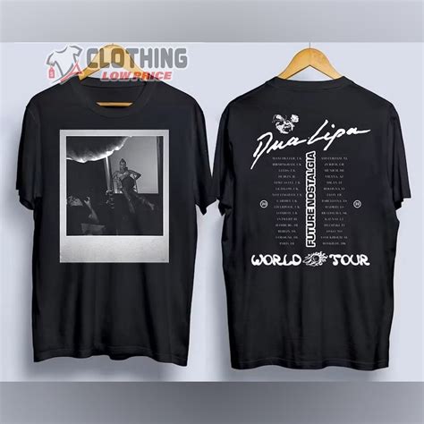 Dua Lipa Future Nostalgia Tour 2022 Setlist Merch, Dua Lipa St Kilda Auckland Concert T-Shirt ...