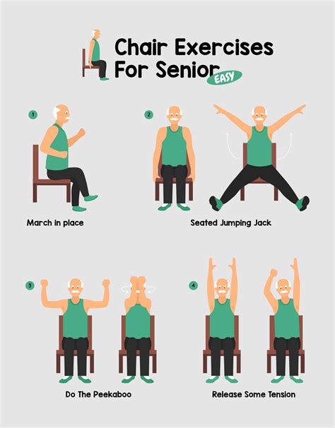 Seated Chair Exercises for Seniors | Seated exercises, Senior fitness, Yoga for seniors