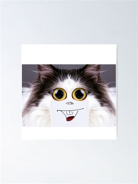 "Cat Pfp , Funy cat" Poster for Sale by GaliaTati | Redbubble