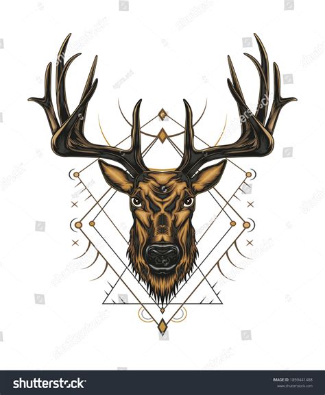 9,041 Antler Tattoo Images, Stock Photos & Vectors | Shutterstock