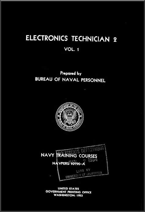 Aircraft Electronics Technician 2 NAVY Training Courses Manual - 1953- NAVPERS 10190-A | Navy ...