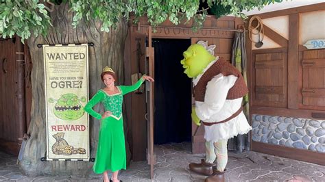 Universal Studios Shrek Donkey Fiona Stand Like A Princess | The Best ...