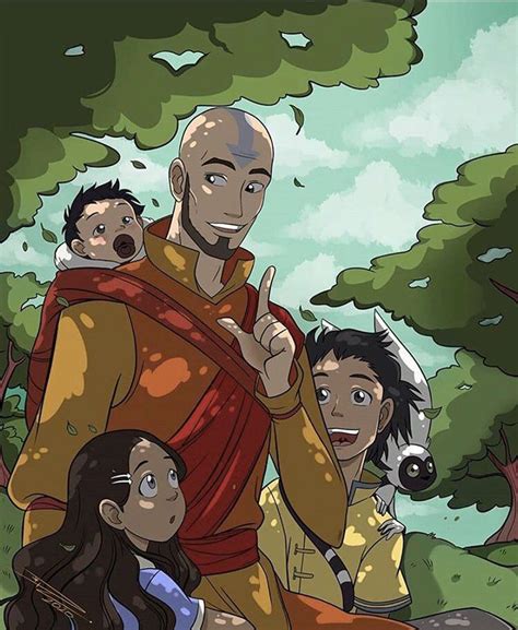 [lucky_chan34dl] Aang & his kids : r/TheLastAirbender