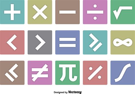 Printable Math Symbols