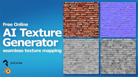 AI Texture Generator free online, Polycam, seamless texture maker with Blender test render - YouTube