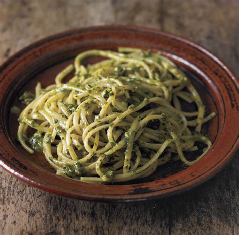 Trenette with Pistachio Pesto - Williams-Sonoma Taste