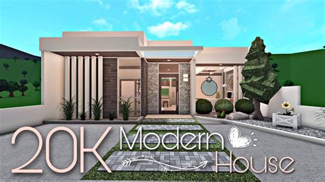 BLOXBURG: 20K MODERN HOUSE | NO-GAMEPASS - YouTube | House layouts, Modern house, Modern style ...