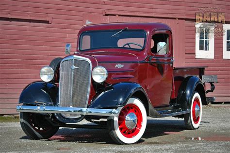 1936, Chevrolet, Pickup, Classic, Old, Retro, Vintage, Red, Silver, Usa ...