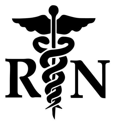 RN Symbol vinyl decal sticker Registered Nurse medical hospital | eBay