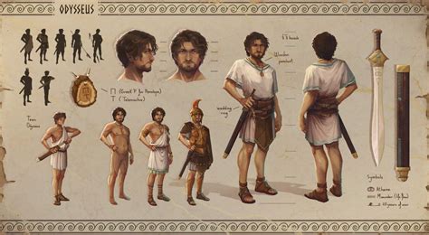 Here's my take on Odysseus! Fanart and character chart for Epic the musical, done with photoshop ...