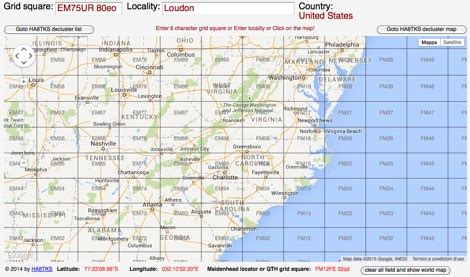 Grid Square Locator Map - The DXZone