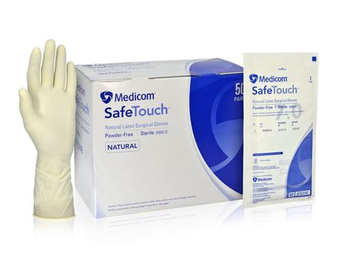 SafeTouch Sterile Latex Surgical Gloves - Powder Free | Medicom Asia