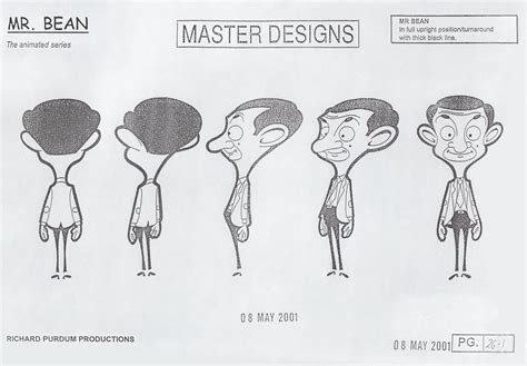 Living Lines Library: Mr. Bean: The Animated Series (2002-2003) - Model Sheets