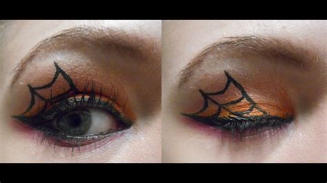 Spider Web Makeup Tutorial - YouTube