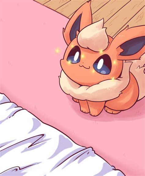 Extremely Cute Flareon | Imagenes de animales kawaii, Dibujos kawaii de ...