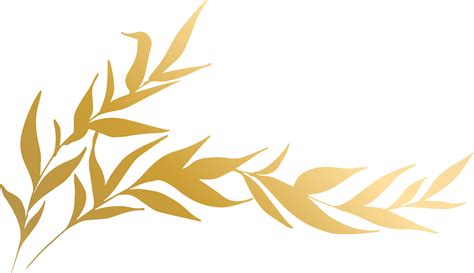 Free Gold Leaf Illustration 12414911 PNG with Transparent Background