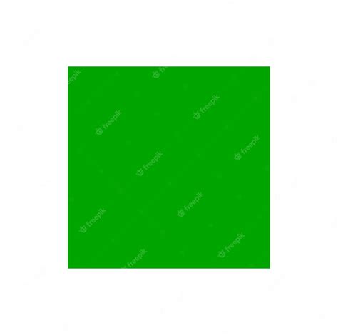 Premium Vector | A green square vector sign green block icon