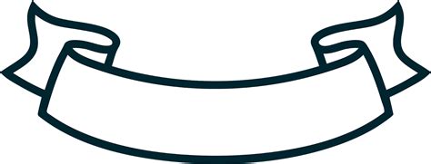 Free Ribbon Banner Black And White, Download Free Ribbon Banner Black And White png images, Free ...