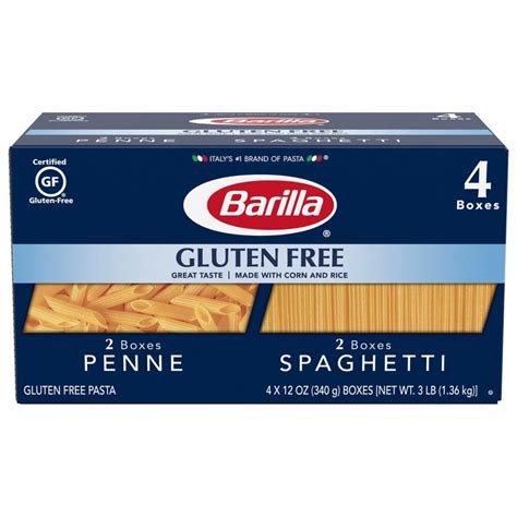 Barilla Gluten-Free Pasta, Variety Pack (12 oz., 4 pk.) (Pack of 2) | ShelHealth