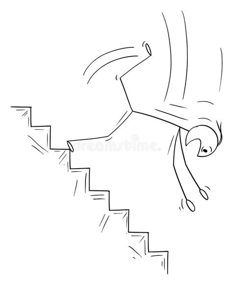 Stick Figure Falling Stairs Stock Illustrations – 46 Stick Figure Falling Stairs Stock ...