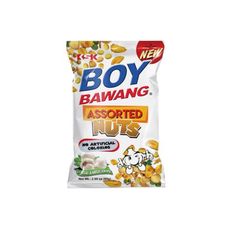 Boy Bawang Garlic Assorted Nut Chips 85g – Spices & Flavours