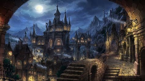 Fantasy Dark Castle [1920x1080] : wallpaper