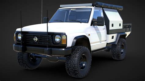 Nissan GQ Patrol Single Cab Touring 3d model