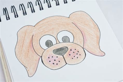 Dog Face Drawing Easy at GetDrawings | Free download