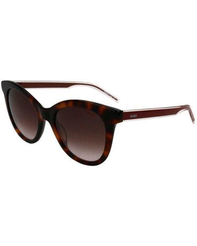 Brown BOSS Sunglasses for Women | Lyst