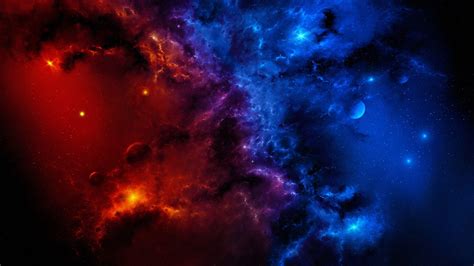 Red and Blue Galaxy Wallpapers - Top Free Red and Blue Galaxy Backgrounds - WallpaperAccess