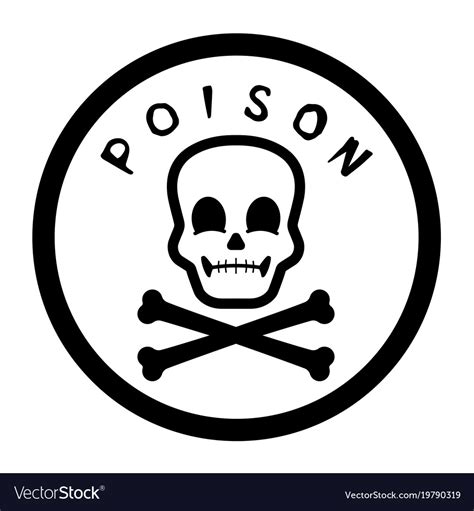 Poison Label Svg