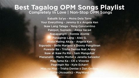 Opm Songs 2024 Tagalog - Livia Tricia