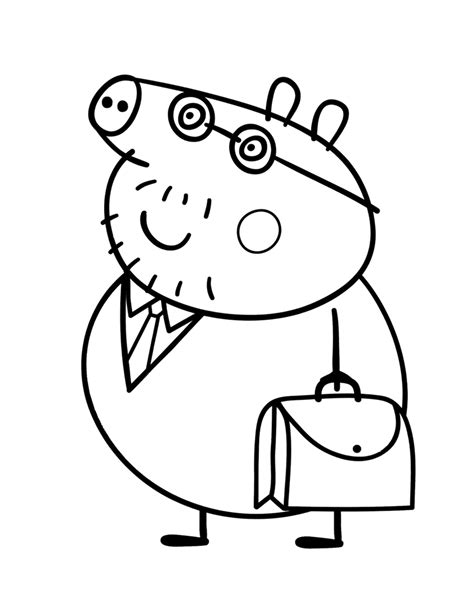 Peppa pig coloring pages - dikiside