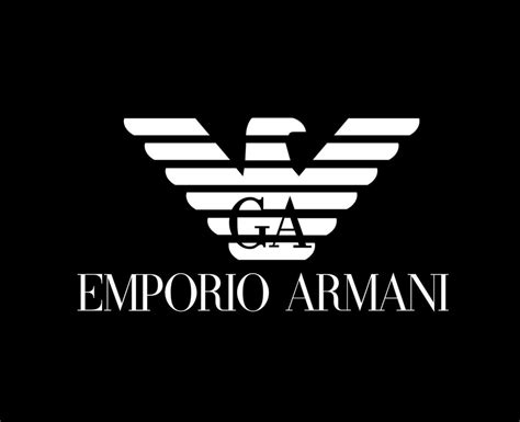 Emporio Armani Brand Logo Symbol White Design Clothes Fashion Vector ...