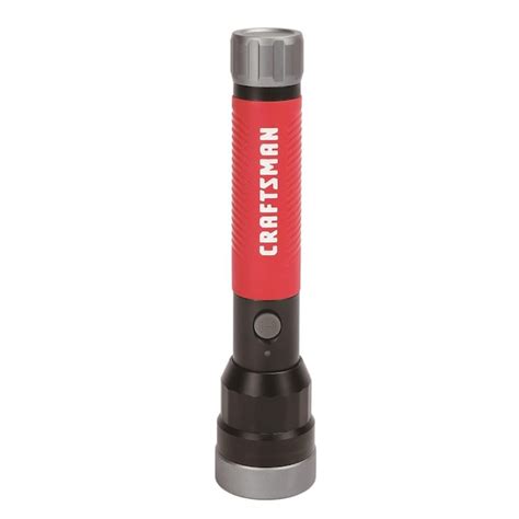 CRAFTSMAN LED flashlight 700-Lumen 3 Modes LED Spotlight Flashlight with Batteries Included ...