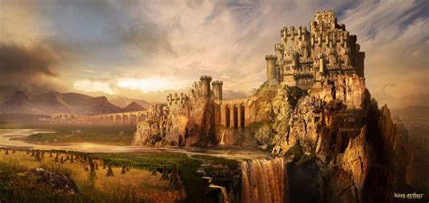 King Arthur - Camelot by Kieran Belshaw : r/ImaginaryCastles