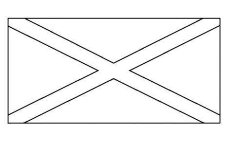 Flag Outline Template - ClipArt Best