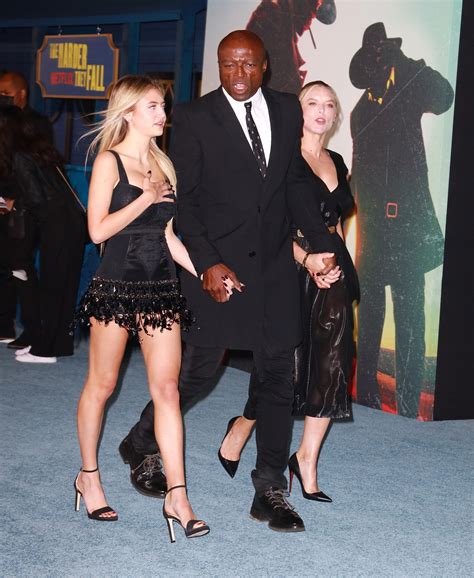 Leni Klum and dad Seal attend 'The Harder They Fall' premiere