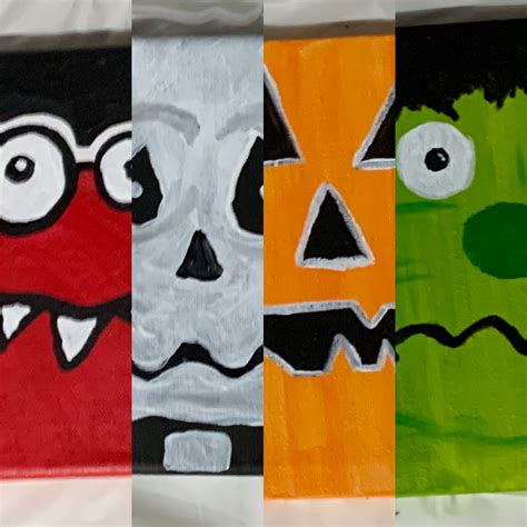 Halloween Paintings! – Milk and Cookies Painting