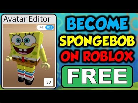 How To Become SpongeBob For FREE On ROBLOX! | Headless (Roblox) | Know Your Meme