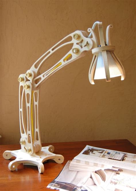 Articulating Lamp | Wooden lamps design, Modern desk lamp, Wooden lamp