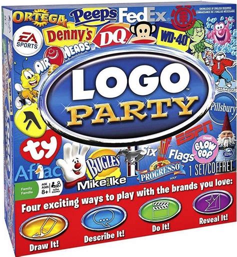 LOGO PARTY Logo Brands Board Game by Spin Master - New, Sealed! | #1907182377