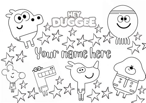 Hey Duggee Coloring Pages Printable